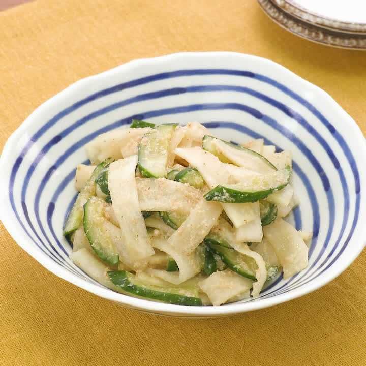 大根ときゅうりの酢の物