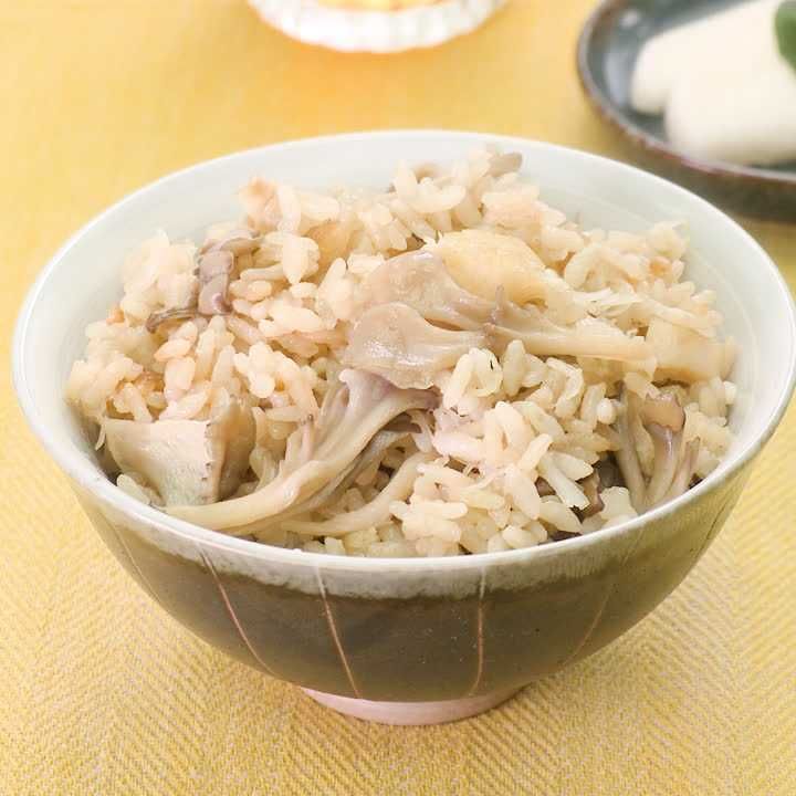 帆立とまいたけのごはん