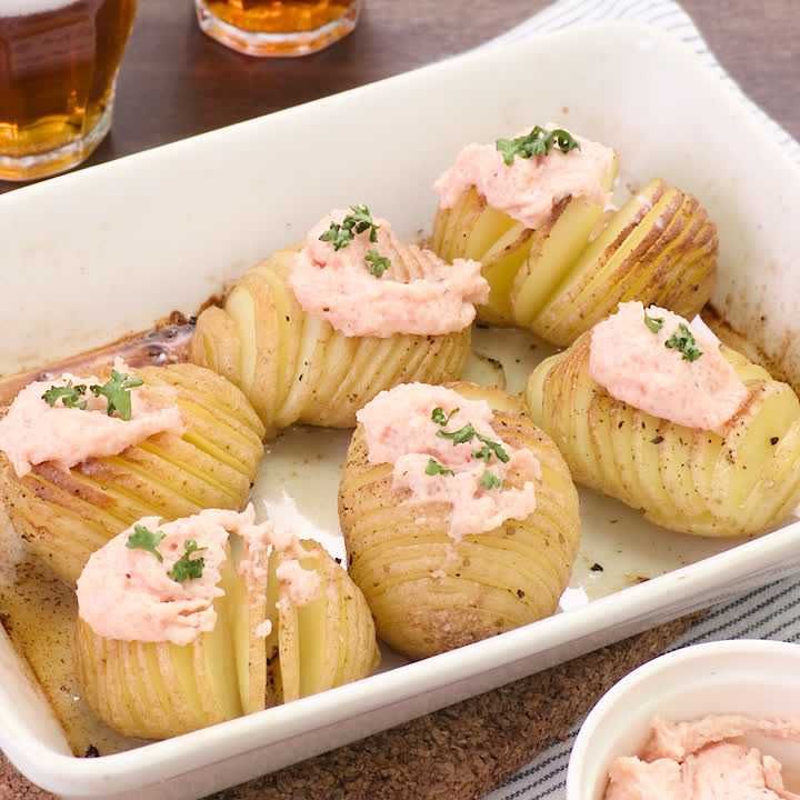 明太ハッセルバックポテト