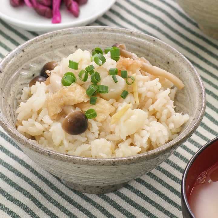 菊芋の炊き込みごはん