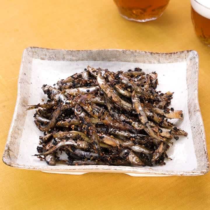 わかさぎのごま焼き