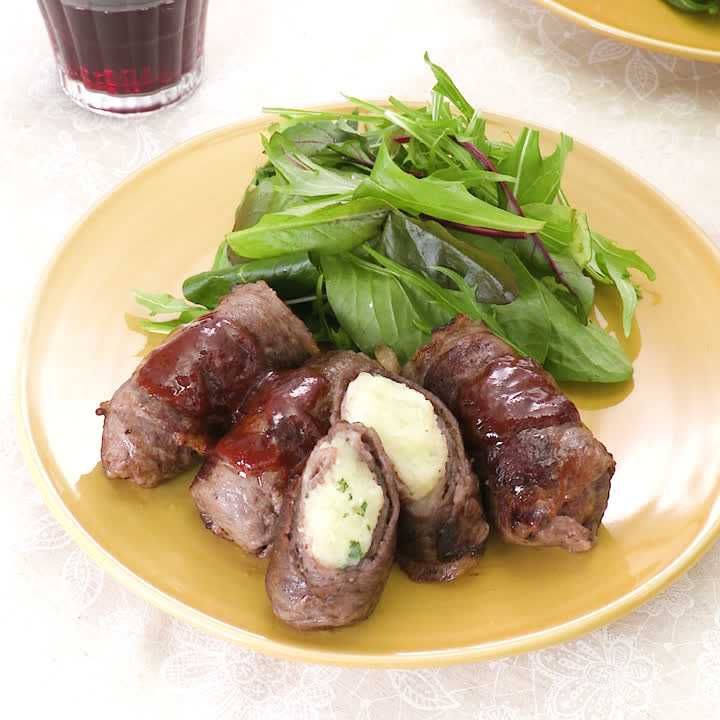 マッシュポテトの牛肉巻き