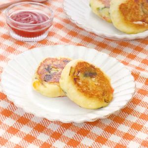 「ポテトサラダいももち」のレシピ動画