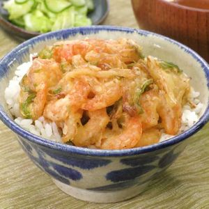 「お惣菜のかき揚げ丼」のレシピ動画