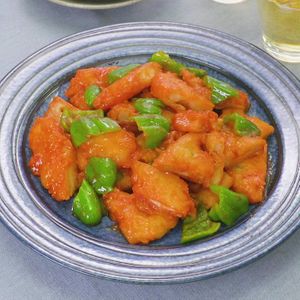 「お惣菜天ぷらの甘酢炒め」のレシピ動画