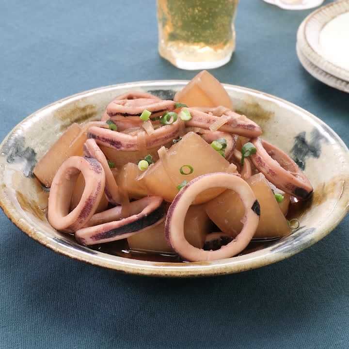 だしの旨味を感じる いかと大根の生姜煮のレシピ動画 作り方 Delish Kitchen