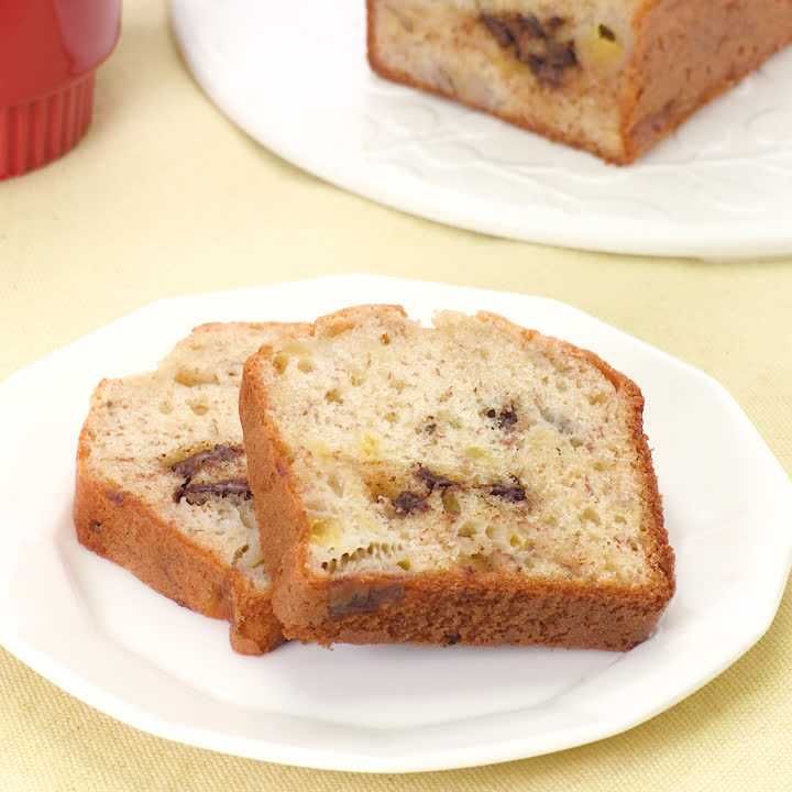 チョコバナナパウンドケーキ