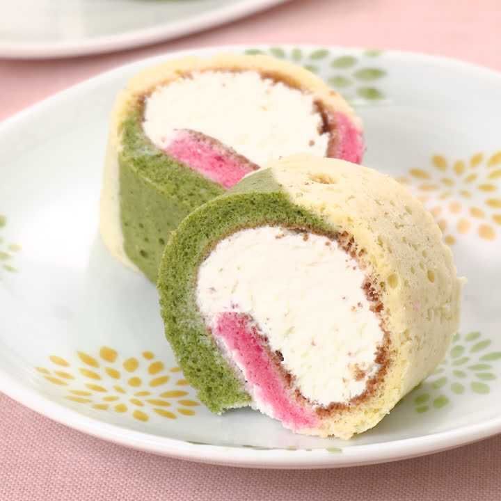 カラフルロールケーキ