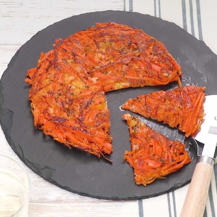にんじんのチーズガレット