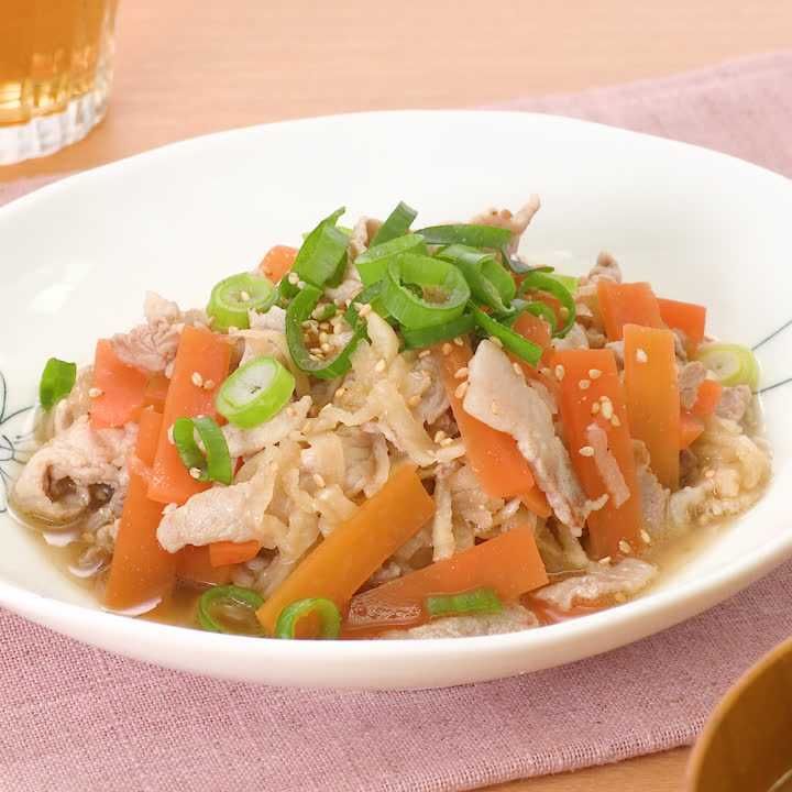 豚肉と切り干し大根の炒め煮