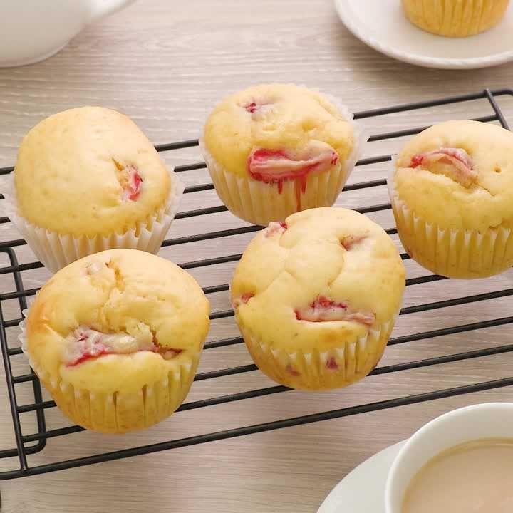 いちごのクリームチーズマフィン