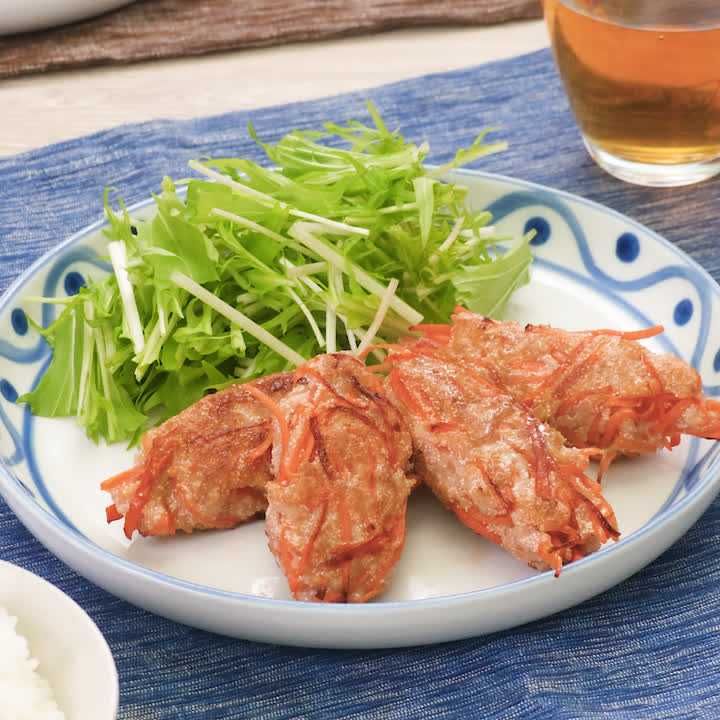 にんじんとたらこのつくね