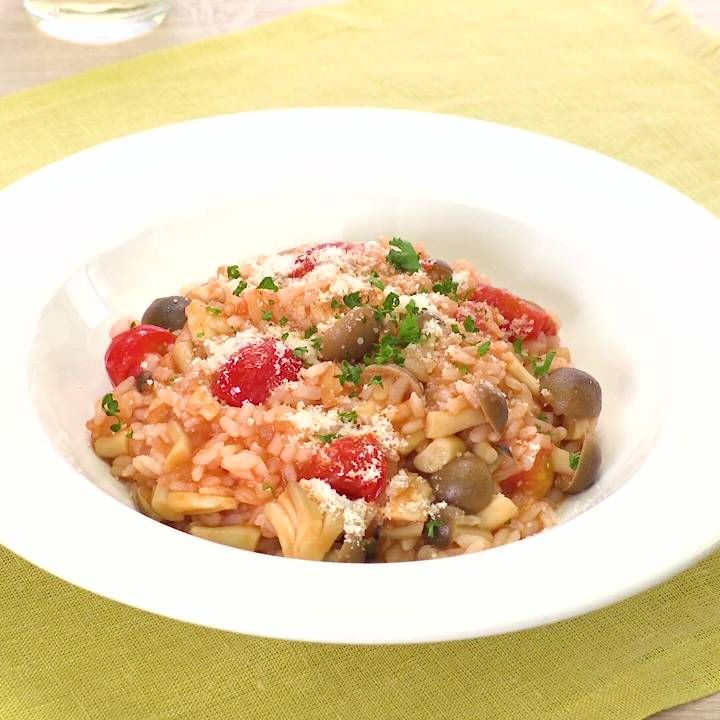 ミニトマトのリゾット風