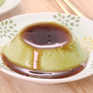 濃厚黒蜜抹茶プリン