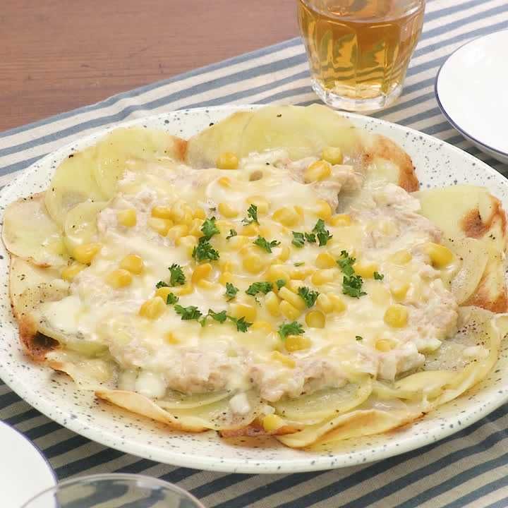 じゃがいもとツナのチーズ焼き