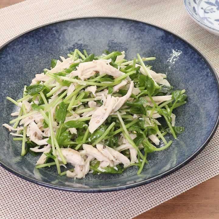 ささみと豆苗のナムル