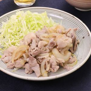 豚こま肉の簡単生姜焼き