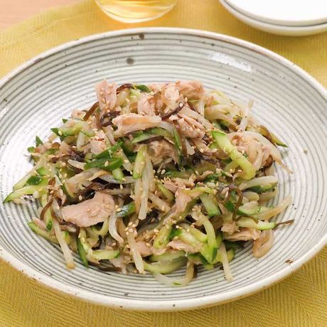 やみつきになる味 きゅうりとツナの塩昆布和えのレシピ動画 作り方 Delish Kitchen