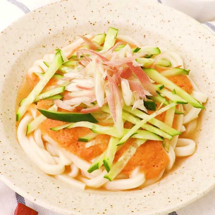 冷やしトマトの和風うどん