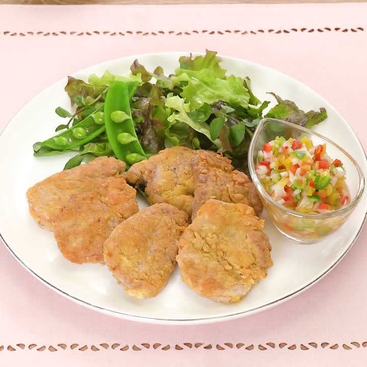 ふすま粉のカツレツ