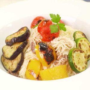 夏野菜さっぱりそうめん