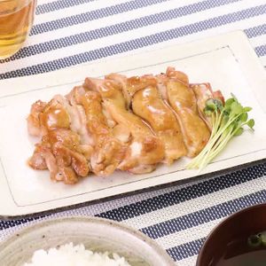 「鶏もも肉のさっぱり照り焼き」のレシピ動画