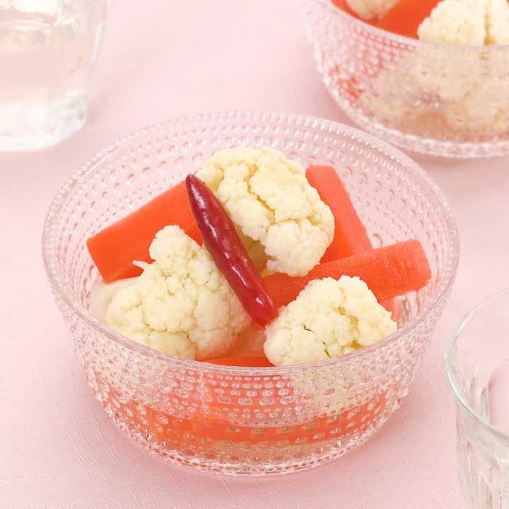 カリフラワーと人参のピクルス