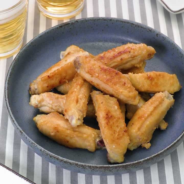 手羽中の味噌ヨーグルト漬け焼き