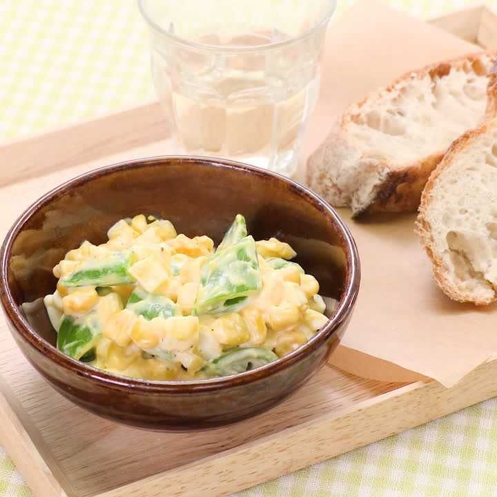 スナップエンドウのタルタルサラダ