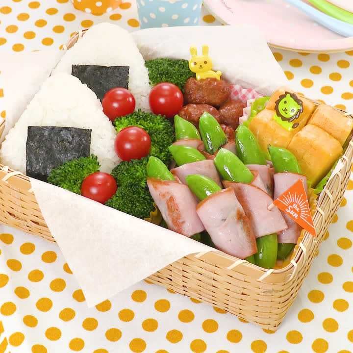 スナップエンドウのハム巻き