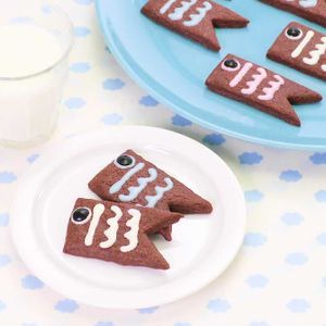 「こいのぼりチョコクッキー」のレシピ動画