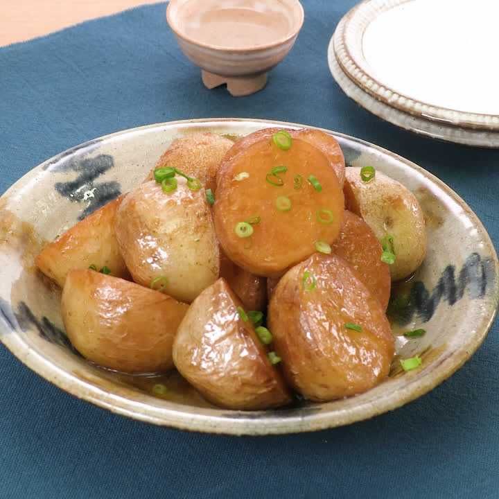 新じゃがのバター醤油煮