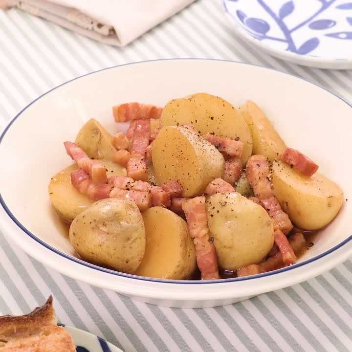 新じゃがとベーコンのホクホク煮