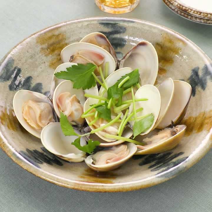 ハマグリの酒蒸し
