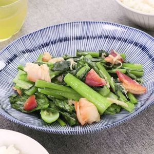 「ホッキ貝と小松菜の中華炒め」のレシピ動画