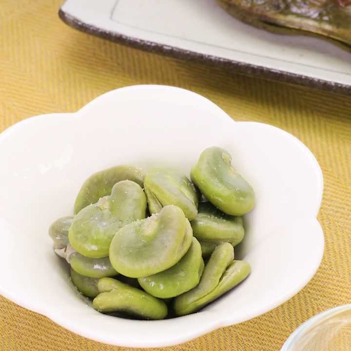 トースターで！焼きそら豆