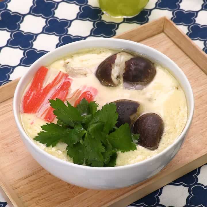 炊飯器でビッグうどん茶碗蒸し