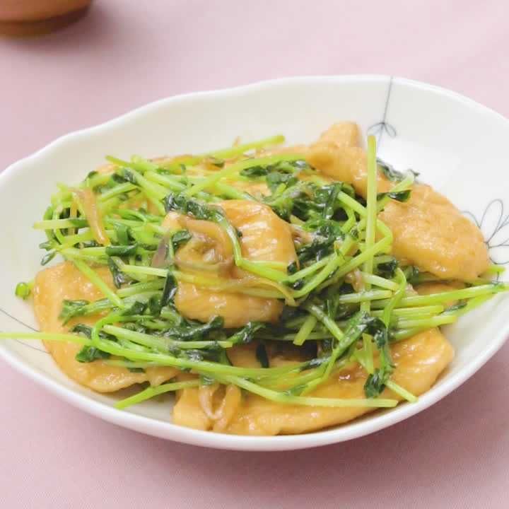 鶏むね肉のみょうが炒め