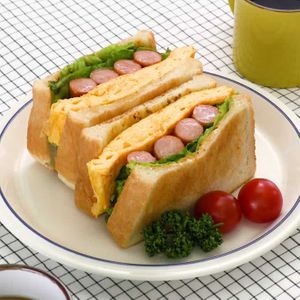 「ソーセージサンドイッチ」のレシピ動画