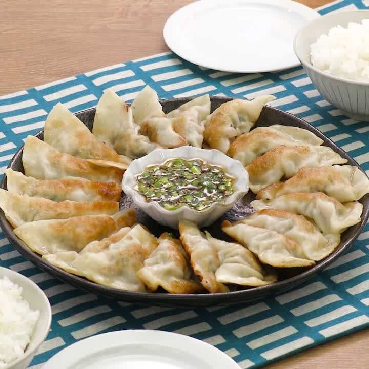 ねぎ塩たたみ餃子