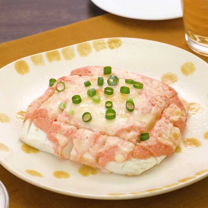 はんぺんの明太マヨ焼き