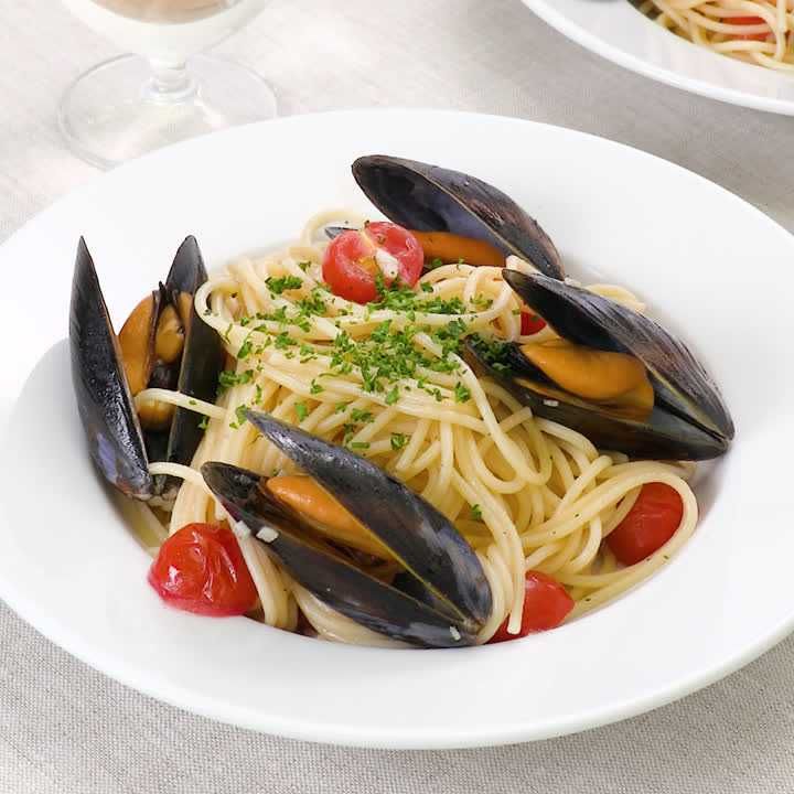 ムール貝のパスタ