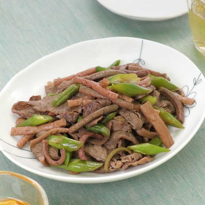 牛肉とぜんまいの甘辛炒め煮