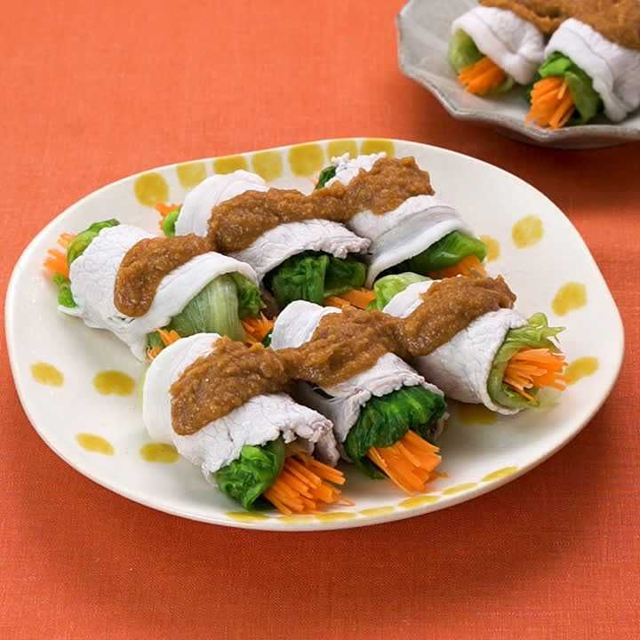 レタスの豚しゃぶロール