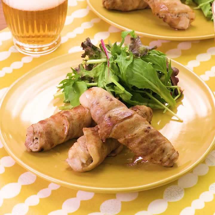 ソーセージ風肉ロール