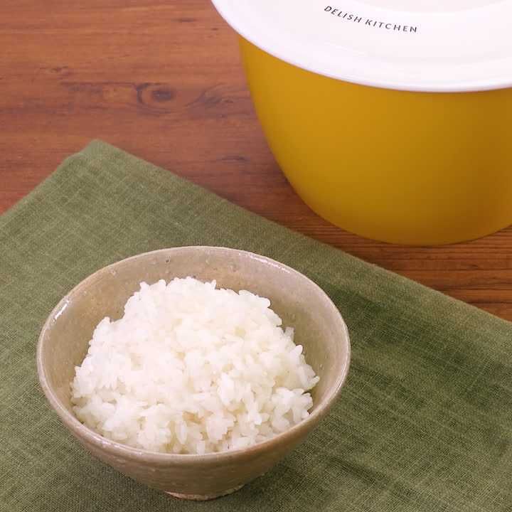 レンジで白ごはん