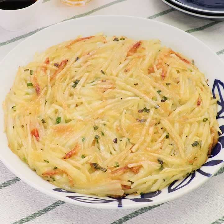 じゃがいもと桜えびの和風ガレット