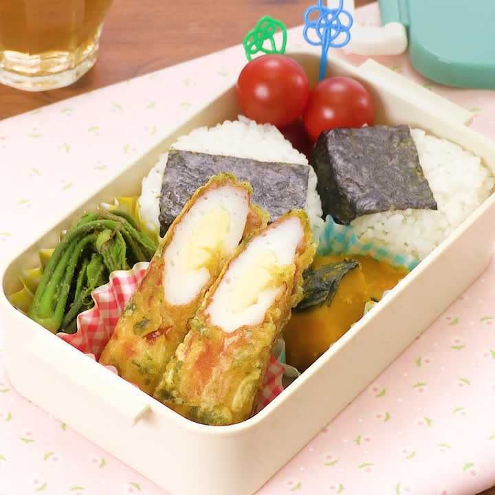 ちくわのカレーチーズ磯辺揚げ