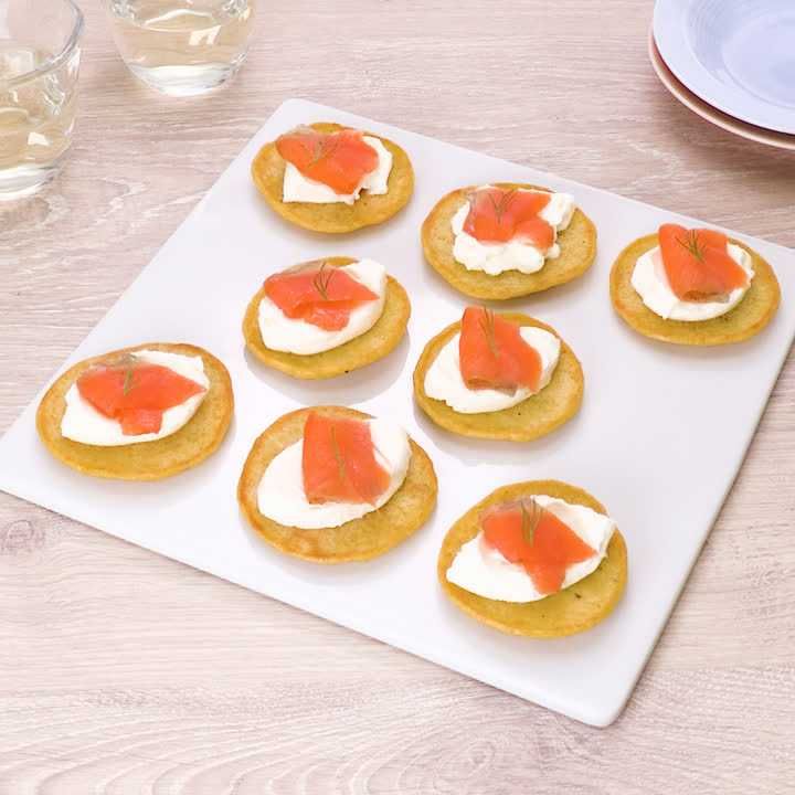 ポテトパンケーキカナッペ