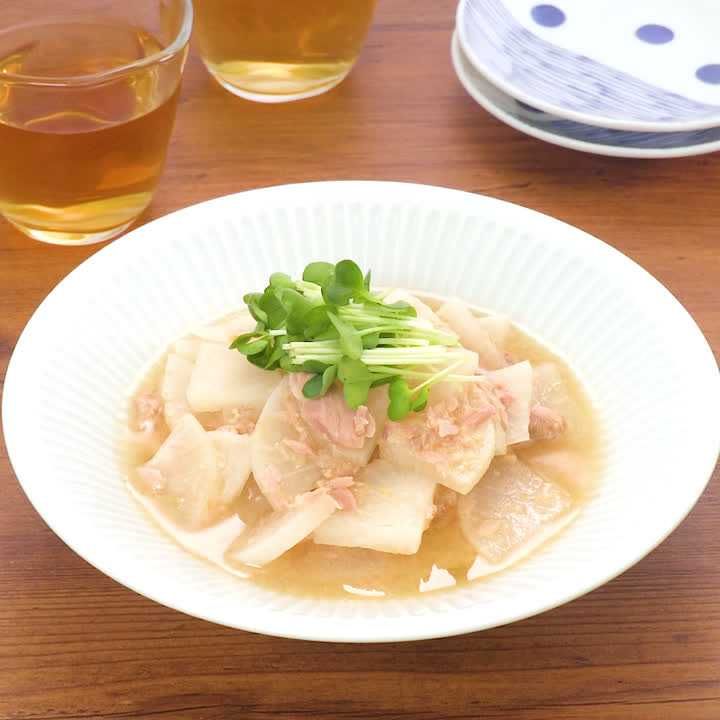 忙しい時にもおすすめ！ 大根とツナのしょうが味噌煮のレシピ動画・作り方 DELISH KITCHEN